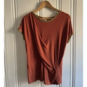 Vanessa Bruno Athe red striped shirt size 3 ( us small)